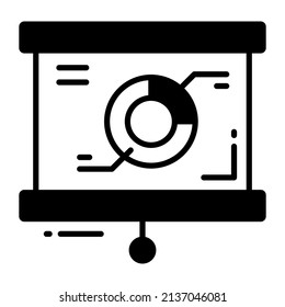 analytics report vector icon. Illustration for graphic and web design.