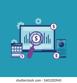Analytics and Research Concept Design Style 