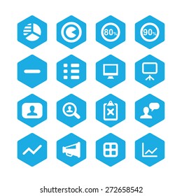 analytics, research icons universal set for web and mobile