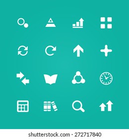 analytics, research icons universal set for web and mobile