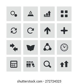 analytics, research icons universal set for web and mobile