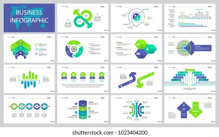 Analytics and Sales Slide Templates Set
