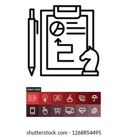 Analytics vector icon