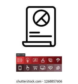 Analytics vector icon