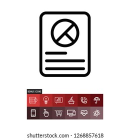 Analytics vector icon