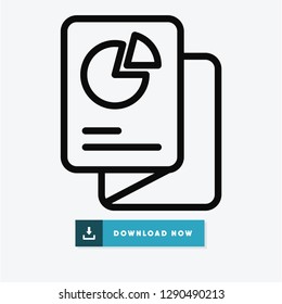 Analytics vector icon