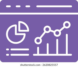 Analytics vector icon. Can be used for printing, mobile and web applications.