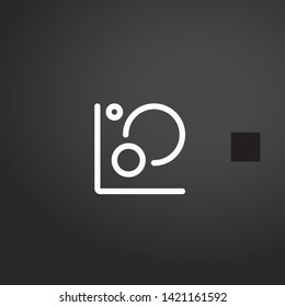 Analytics vector icon. Analytics concept stroke symbol design. Thin graphic elements vector illustration, outline pattern for your web site design, logo, UI. EPS 10.