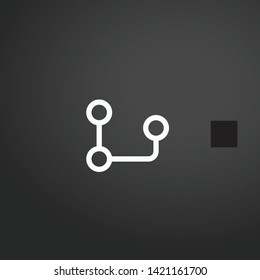 Analytics vector icon. Analytics concept stroke symbol design. Thin graphic elements vector illustration, outline pattern for your web site design, logo, UI. EPS 10.