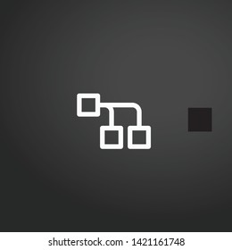 Analytics vector icon. Analytics concept stroke symbol design. Thin graphic elements vector illustration, outline pattern for your web site design, logo, UI. EPS 10.