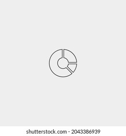 Analytics vector icon illustration sign