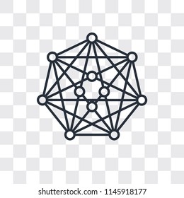 Analytics vector icon isolated on transparent background, Analytics logo concept