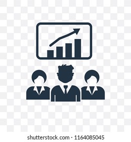 Analytics vector icon isolated on transparent background, Analytics logo concept