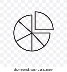 Analytics vector icon isolated on transparent background, Analytics logo concept