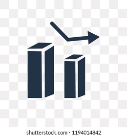 Analytics vector icon isolated on transparent background, Analytics transparency concept can be used web and mobile