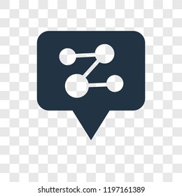 Analytics vector icon isolated on transparent background, Analytics transparency logo concept