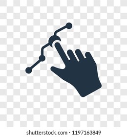 Analytics vector icon isolated on transparent background, Analytics transparency logo concept