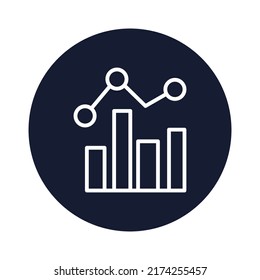 Analytics Vector icon which is suitable for commercial work and easily modify or edit it
