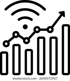 analytics wifi iot internet smart internet of things chart graph 10709