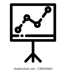 Analyze  Flat Icon Isolated On White Background