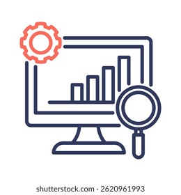 Analisar elemento de ícone para design