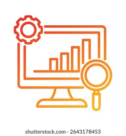 Analyze Icon Element for Design