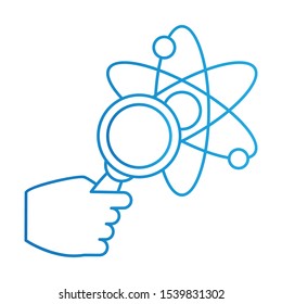 Analyze Icon, Vector Illustration, Education Colour Outline