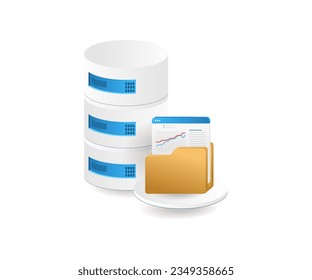 Analyze stored server folder databases