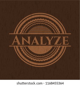 Analyze wood signboards