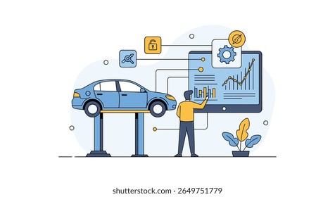 Analyzing automotive data for enhanced vehicle performance and maintenance strategies