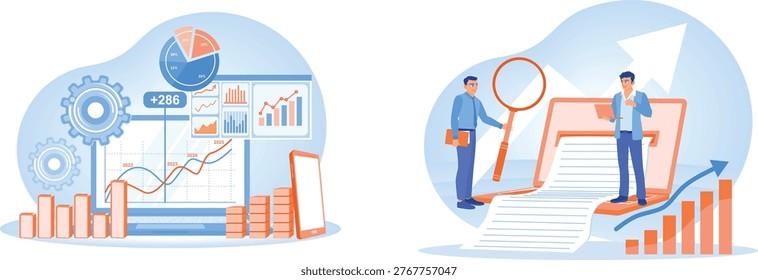 Analyzing business growth through data and strategic planning