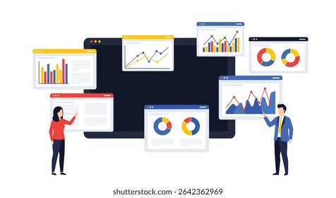 Analyzing Data Using Various Tools for Data Visualization and Interpretation by a Team