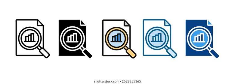 Analyzing Icon Set Multiple Style Collection