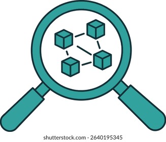 Analyzing Interconnected Data Cubes A Visual Representation of Data Analysis and Network Connectivity
