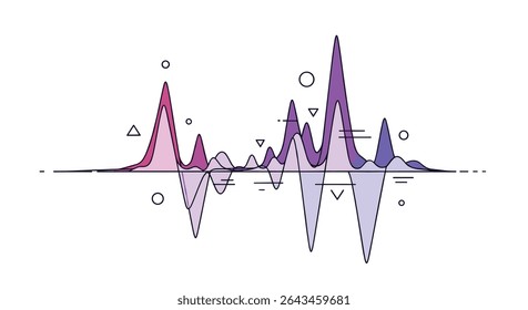 Analisando Pico e Vales Interpretação de Formas de Onda na Representação Abstrata de um Sinal