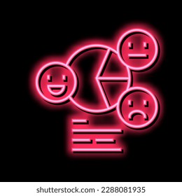 analyzing reviews neon light sign vector. analyzing reviews illustration