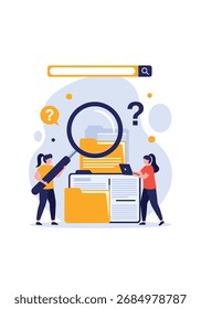 Analyzing and searching through digital documents and information.