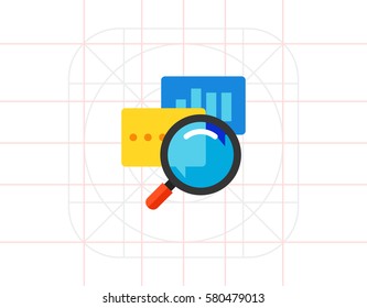 Analyzing statistics with magnifying glass