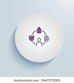 Analyzing user behavior patterns and characteristics such as typing rhythm, mouse movements, and touchscreen gestures to authenticate users