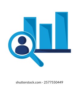 analyzing world overpopulation isolated icon