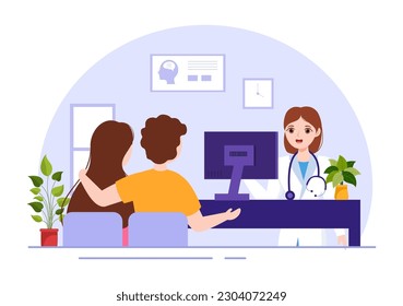 Anamnesis System Vector Illustration for Information About the Disease and Healthcare Database in Flat Cartoon Hand Drawn Landing Page Templates
