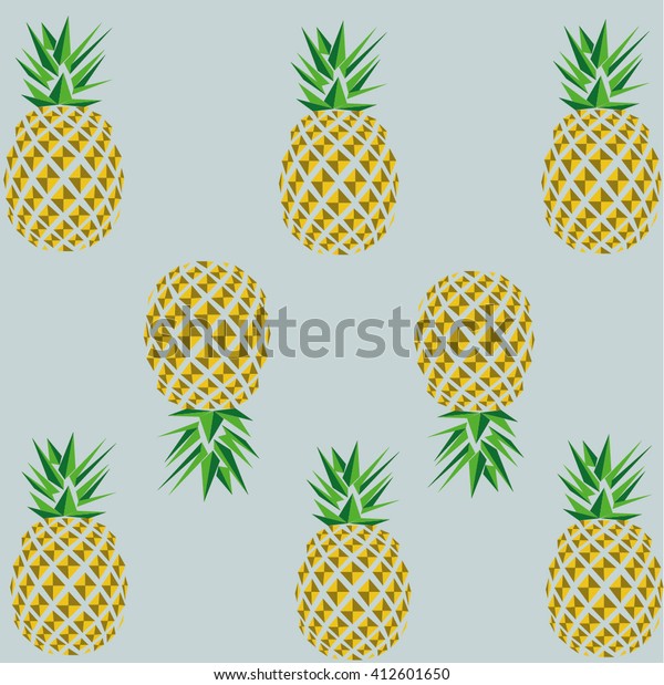 Ananas Pattern Vector Illustration You Can Stock Vector (Royalty Free ...