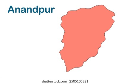 Anandpur subdivision map, Pashchimi Singhbhum District, Jharkhand state, Republic of India, Government of Jharkhand, Indian territory, Eastern India, politics, village, tourism