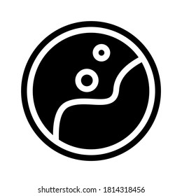 anaplasma phagocytophilum glyph icon vector. anaplasma phagocytophilum sign. isolated contour symbol black illustration