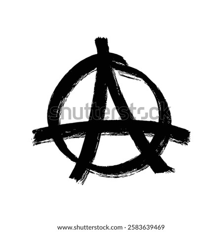 Similar – Image, Stock Photo Anarchy symbol abstract