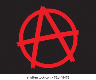 Anarchy Symbol Icon
Vector illustration of classic anarchy logo featuring hand drawn letter A in circle.