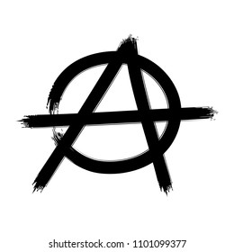 Anarchy Symbol Vector Sign Stock Vector (Royalty Free) 1101099377 ...