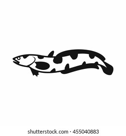 Anarhichas fish icon in simple style isolated vector illustration