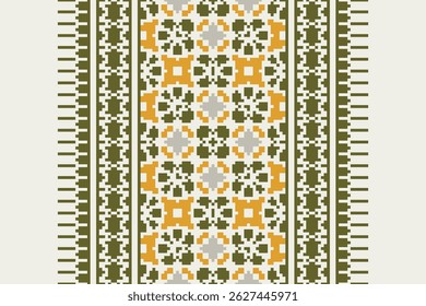 Anarkali frock design Seamless Australian aboriginal pattern Motif embroidery, Pixel Ikat embroidery vector Design for Print 60s paisley tie dye damascus ornament rugs hipster kurta pajama