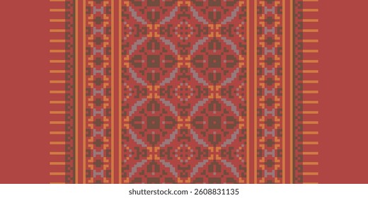 Anarkali Pattern Seamless Australian aboriginal pattern Motif embroidery, Pixel Ikat embroidery vector Design for Print scarf hijab pattern kerchief Pixel Ikat vector Silk kurti model mughal patterns